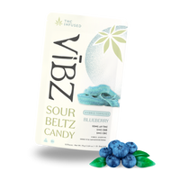 Vibz Blueberry Hybrid Sour Belt – 10mg Delta 9 THC