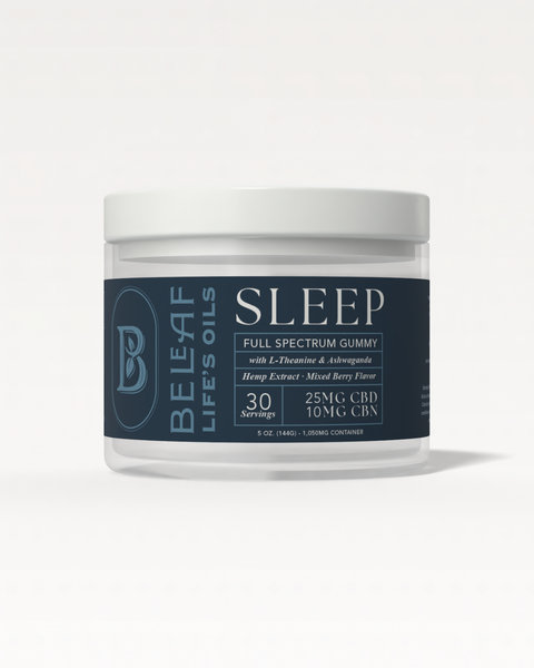 BeLeaf Deep Sleep Gummies | 25mg CBD + 10mg CBN for Rest - Modifi