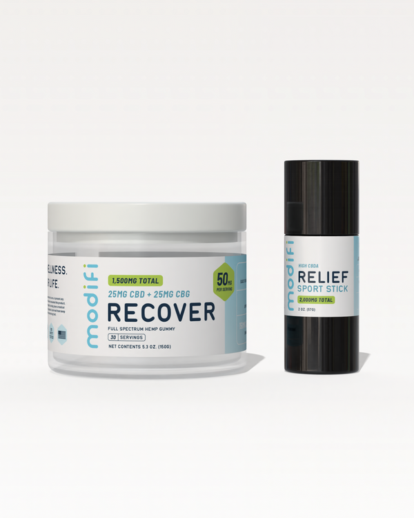 Recover Full Spectrum Hemp Gummy + 2,000mg Relief Sport Stick