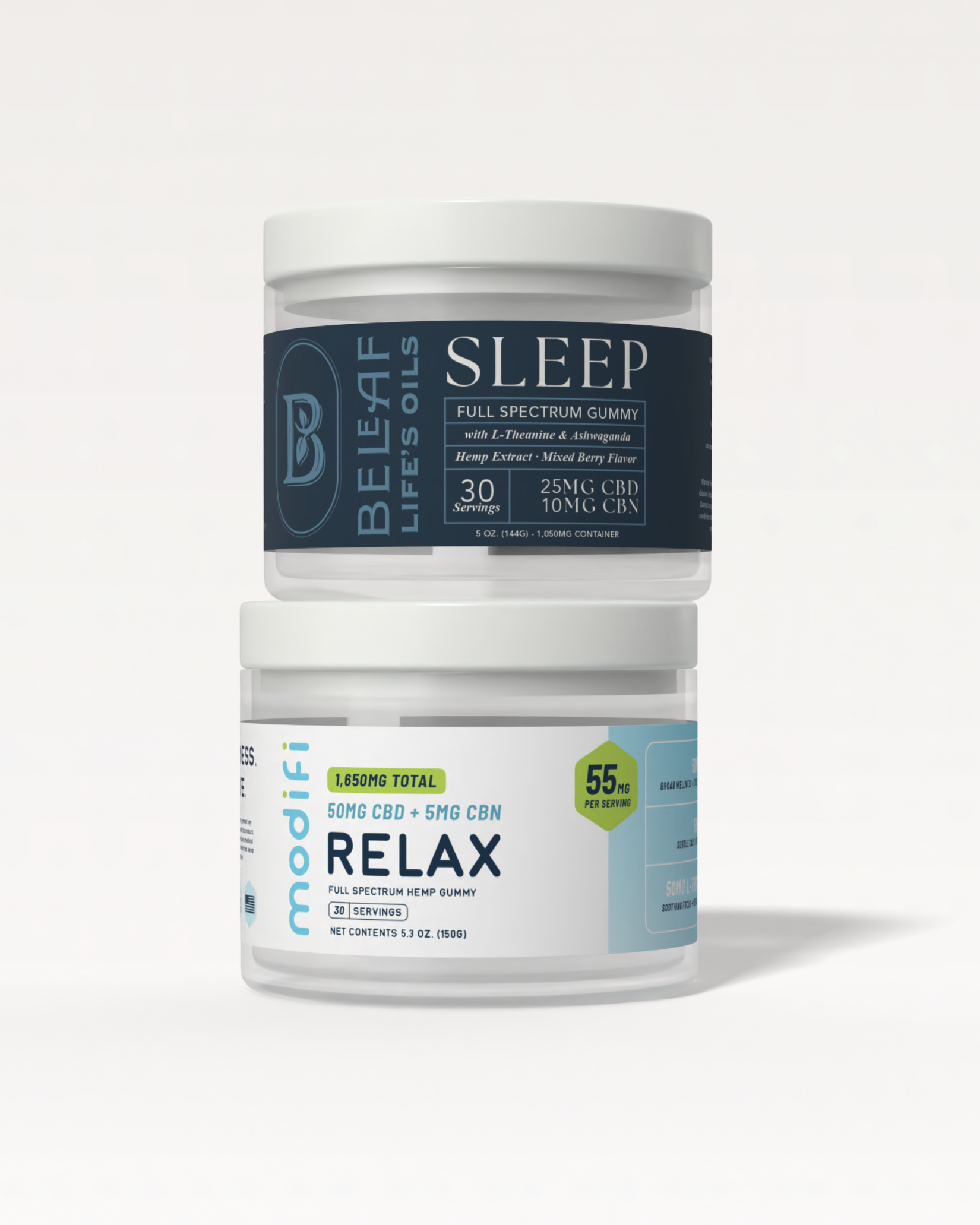 Modifi Day & Night Gummy Bundle | CBD Relax + Sleep Support