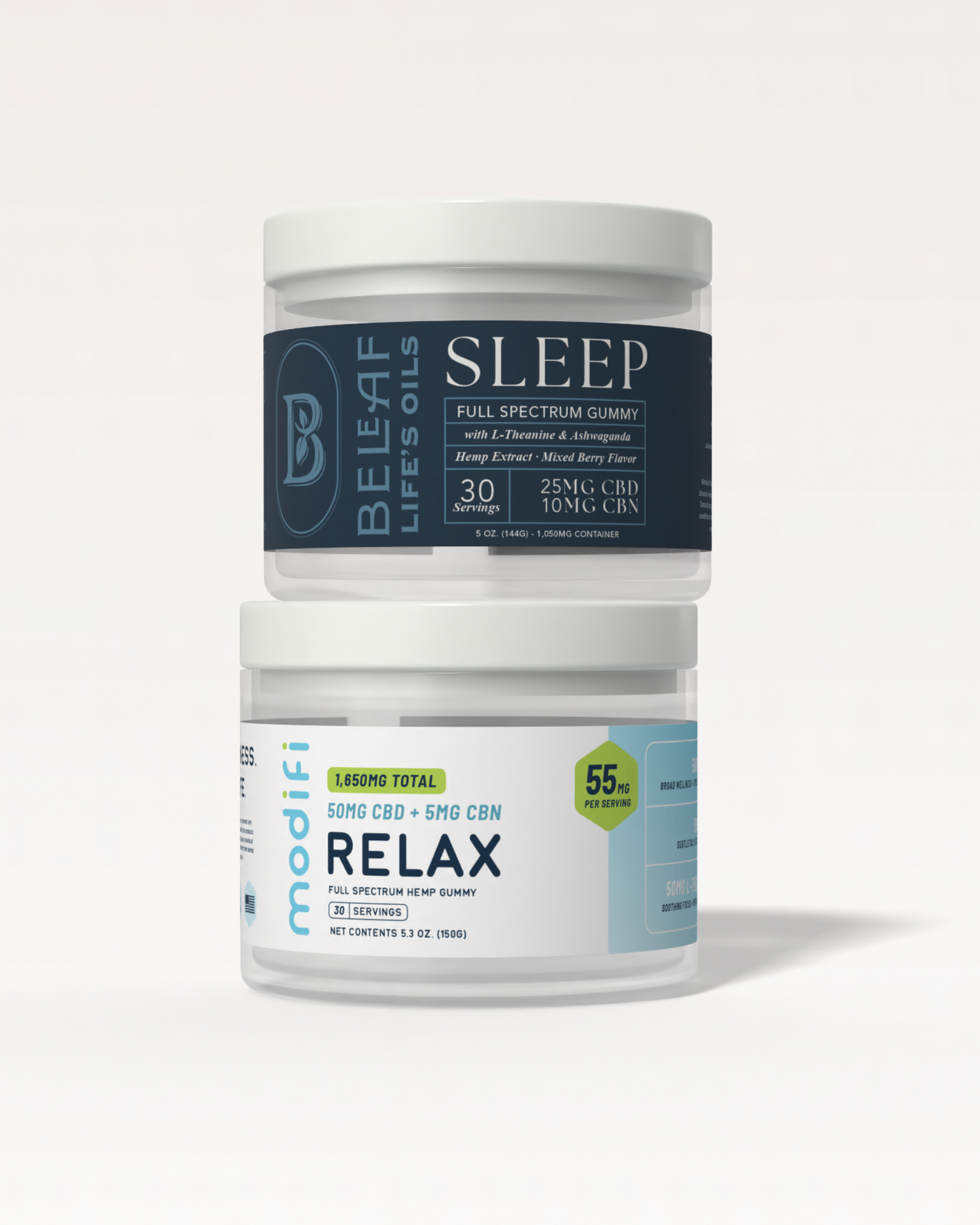 Sleep Full Spectrum Gummy + Relax Full Spectrum Gummy